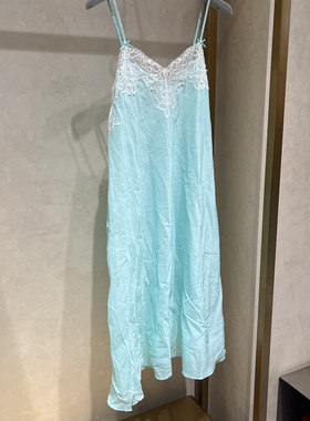 CABRIDA嘉德丽亚女蕾丝精梳薄棉性感吊带睡裙CIS4B315C2吊牌2680