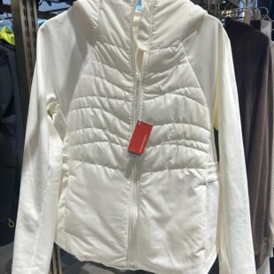 爱慕运动AS144T61秋冬外套带帽拉链秋日向暖薄棉服