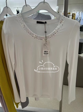 【新品】兰卡文时空恋人LC72UQ1女士高端水钻长袖外穿打底衫上衣