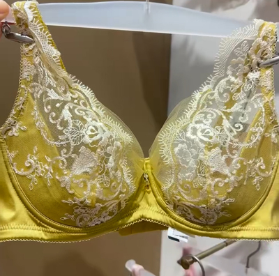 兰卡文内衣Laclover女LC13YA1 伊蒂斯仙境性感蕾丝超薄杯文胸现货