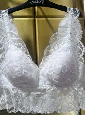 SALUTE莎露特LB36A6奢华唯美刺绣蕾丝无钢圈背心文胸罩内衣女980