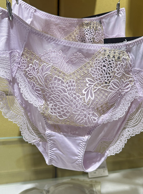 新款Salute莎露特LP33H4 女式刺绣蕾丝中腰三角内裤LB33H4配套720