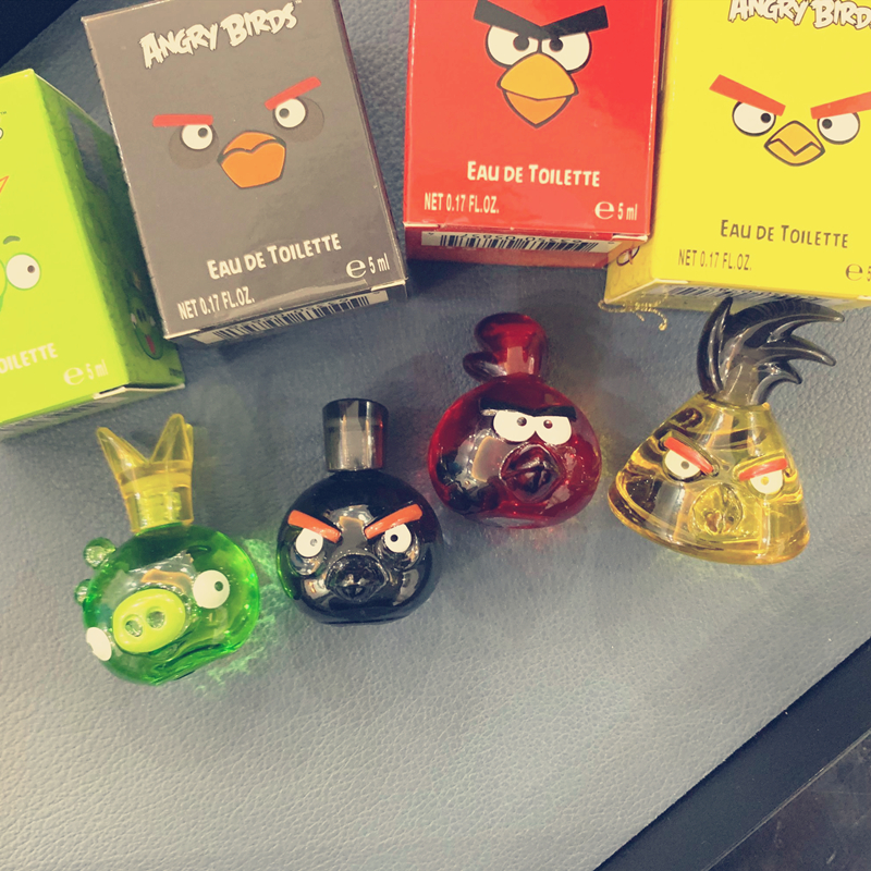 哈哈 可爱炸裂  ANGRY BIRDS 愤怒的小鸟 网红Q版香水 5ML 愤怒鸟