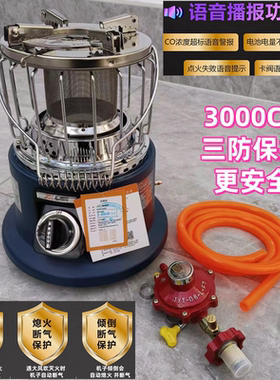 阿帕奇APG三防取暖炉 做饭两用炉 液化气炉露营 3000CD 4000 8000