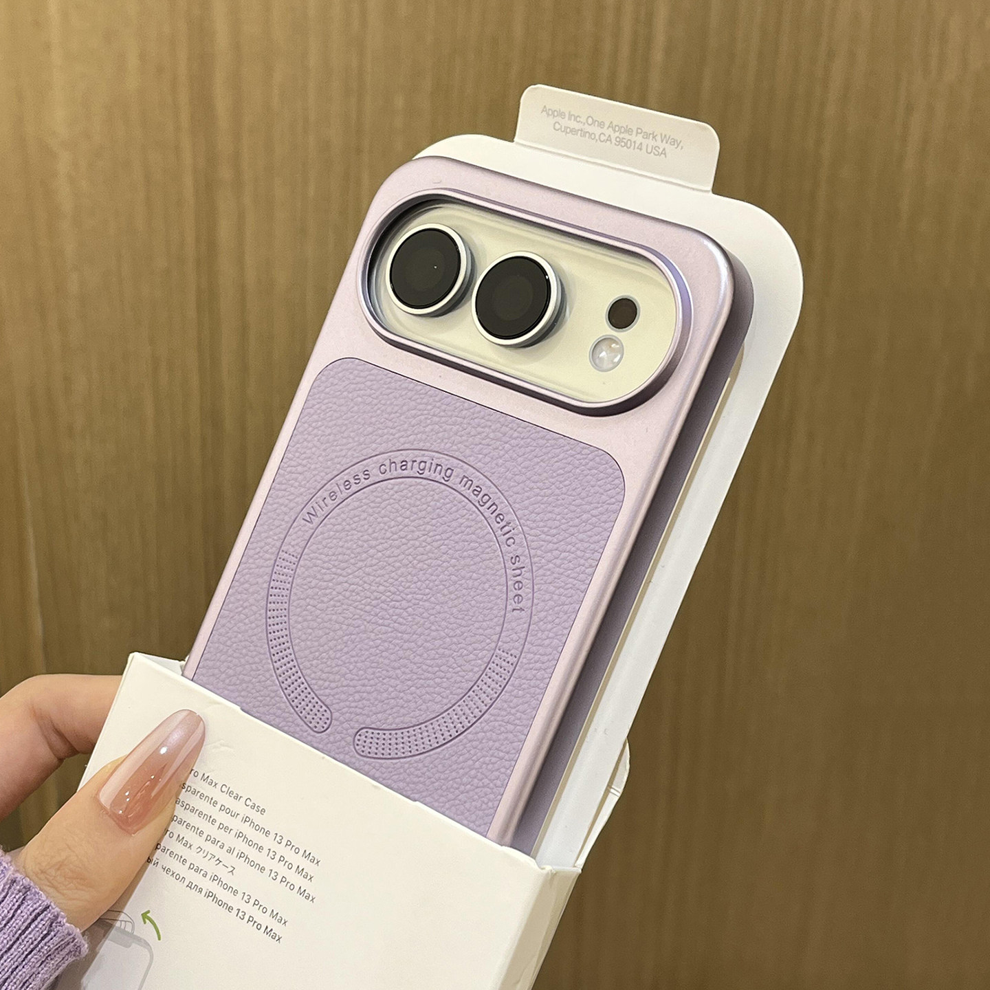 荔枝纹素皮磁吸充电适用荣耀500Pro手机壳Magic8新款华为mate80promax高级感硬全包魔术8pro防摔潮男女保护套