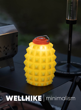 户外露营硅胶菠萝灯衣战术灯罩goalzero灯通用琥珀氛围装饰