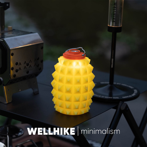 户外露营硅胶菠萝灯衣战术灯罩goalzero灯通用琥珀氛围装饰