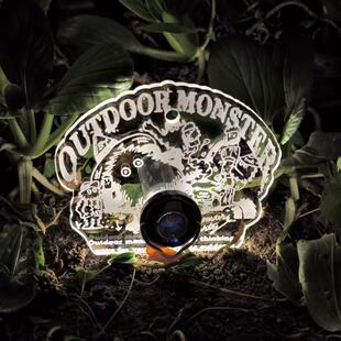 户外露营IGT亚克力单元板鲨鱼款灯孔适用于gz黑狗灯方便携带