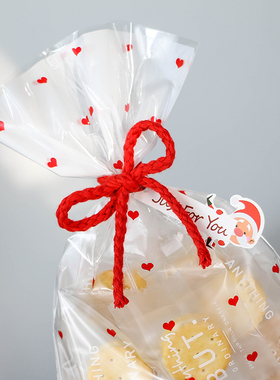 节日6mm红色编织绳牛轧糖雪花酥蛋黄酥包装袋礼盒装饰棉线 10m