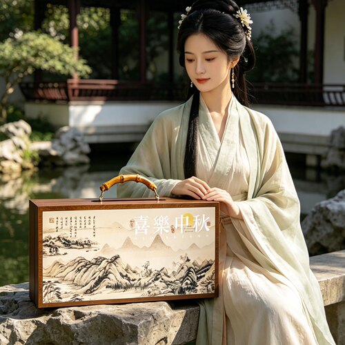 2025新款中式高档8流心冰皮礼盒