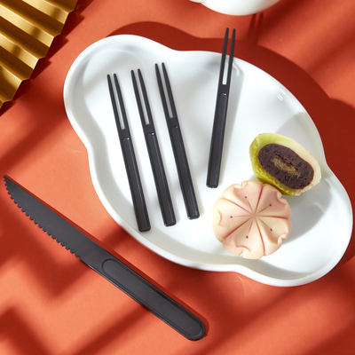 中秋蛋黄酥食品独立10套月饼刀叉