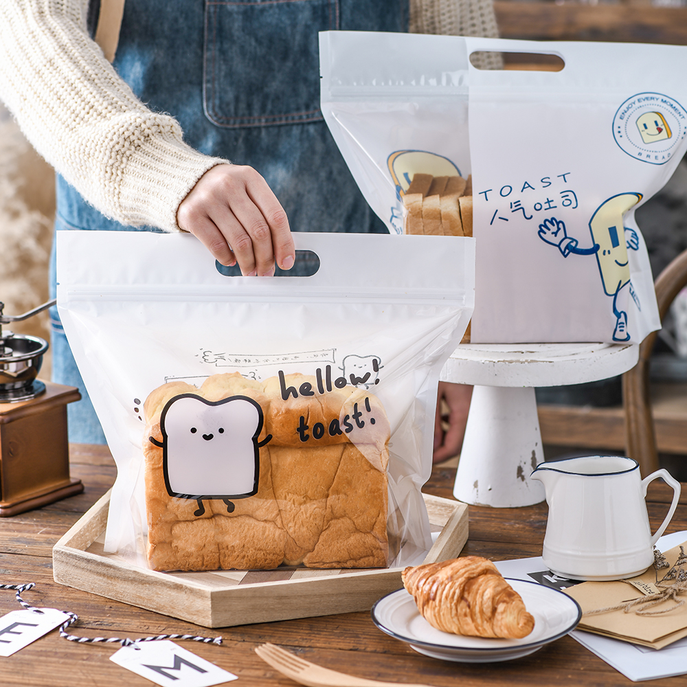 0手提自封整条吐司点心包装袋