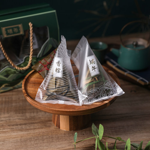加厚端午节粽子机封包装袋 家用蛋黄鲜肉紫薯粽子保鲜袋子100只