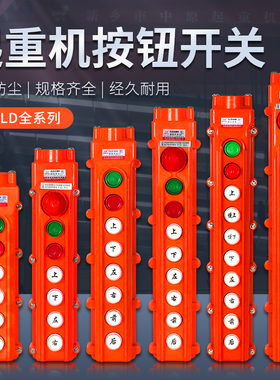 电动葫芦操作手柄CLD61 62 63 64A防水行车控制开关温峰起重按钮