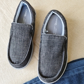 外贸原单秋季 特价 欧美风休闲一脚蹬平底大码 男布鞋