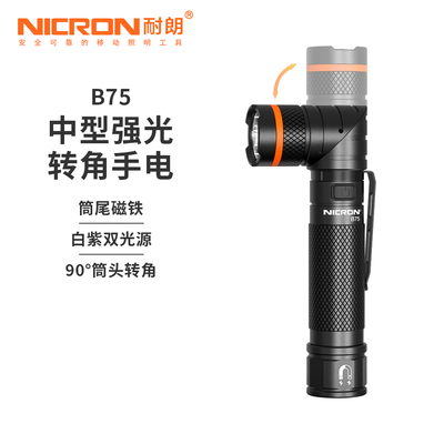 强光照明检测检修灯白紫双光源