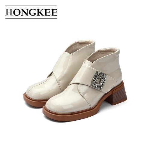 Hongkee/红科时尚短靴HA53S416