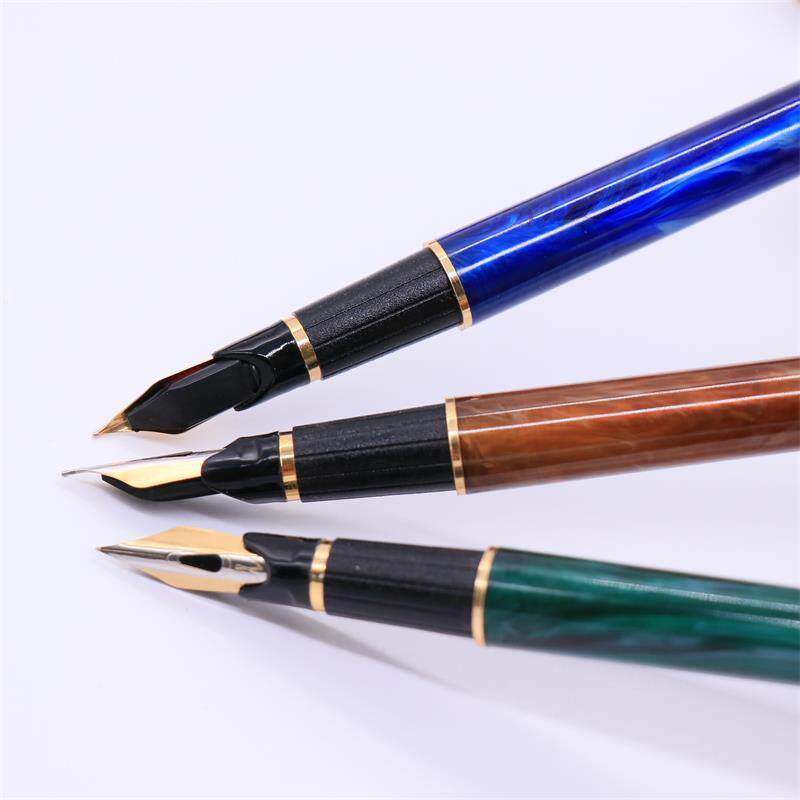 95年国产棕乌龟无锡文达820钢笔镂空飞船型笔尖 外观大气写感顺