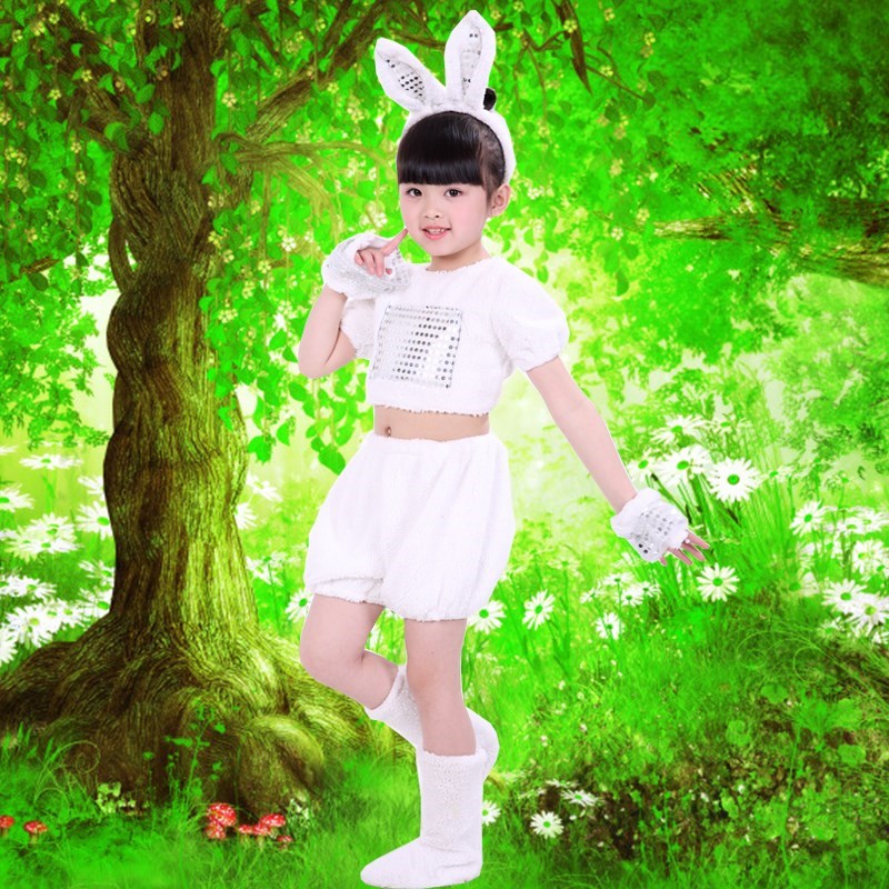 ÐÂÆ·ÌØ»ÝÁùһпîÓ×¶ùÔ°¶¯ÎïÑݳö·þ¶ùͯÎę̀·þÍÃ×Ó¿¨Í¨·þС°×ÍÃȹ