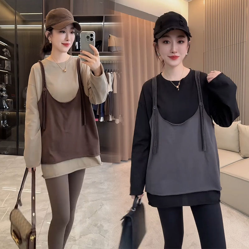 欧货休闲时尚套装女2025秋季新款大码吊带马夹卫衣大衫减龄两件套,女装/女士精品,时尚套装,淘宝优惠券,粉丝福利购,淘宝优惠卷