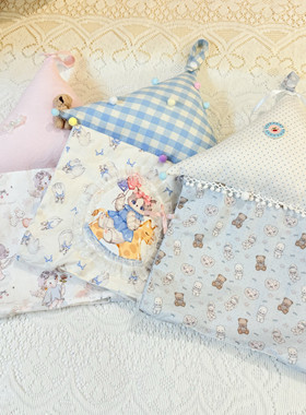 进口布料手作可爱卡通纸巾袋hellokitty小房子双层纸巾袋手工制作