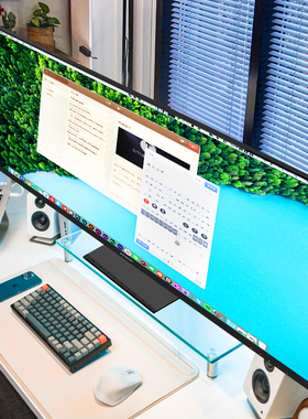 泰坦军团40英寸带鱼屏4K显示器IPS直面P40UG台式144hz电脑屏幕34