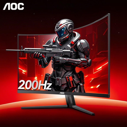 AOC显示器27英寸300Hz曲面屏电竞台式电脑1K笔记本外接屏幕C27G4Z