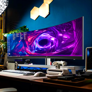 泰坦军团MiniLED带鱼屏34英寸4K显示器180Hz曲面M34E7R-N白色屏幕