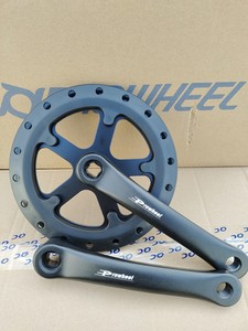 。PROWHEEL台湾浩盟牙盘40齿单速变速牙盘自行车配件铝合金170曲