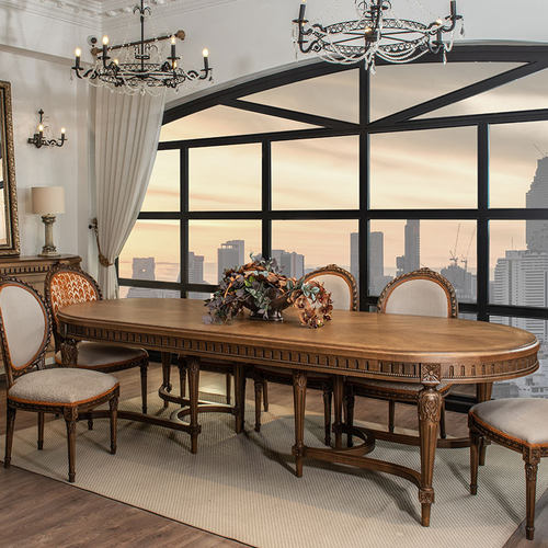 工厂直销椭圆橡木美式复古