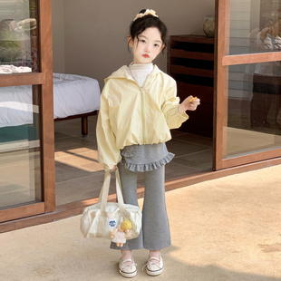 女童韩系甜美花苞连帽外套春装2026新款儿童女宝宝洋气时髦春秋款