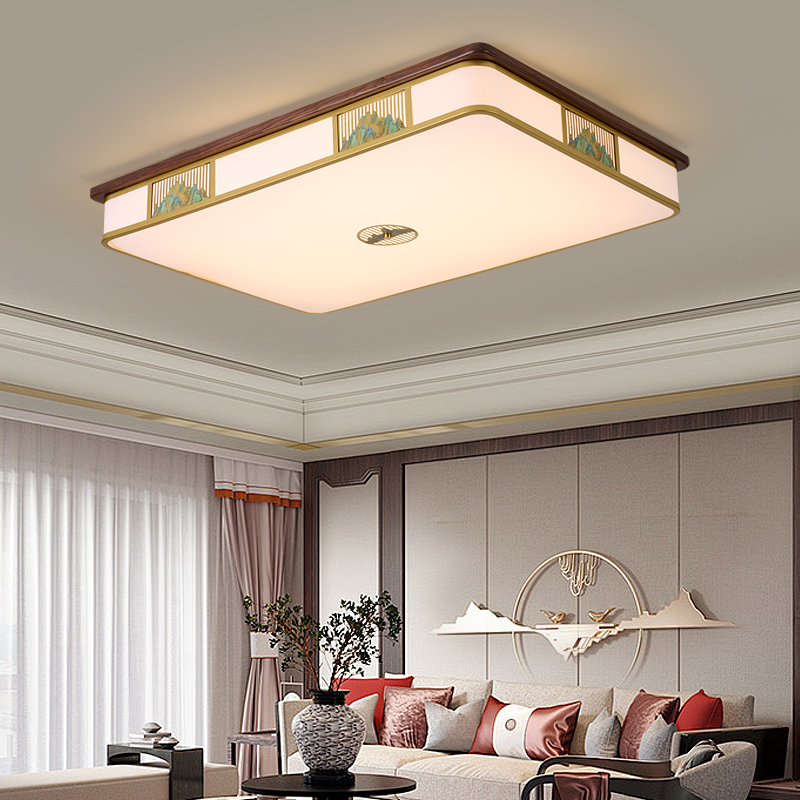 新中式客厅灯led吸顶灯
