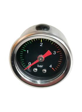 供应不锈钢压力表开水机蒸汽压力表轴向横装Y40Z 4bar G1/8工厂销