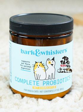 美国Dr Mercola猫狗益生菌宠物肠胃宝调理肠胃吐拉肚子多菌株养护