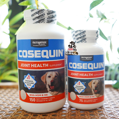 美国Cosequin MSM& HA透明质酸康仕健狗狗关节宝修复软骨素髋关节