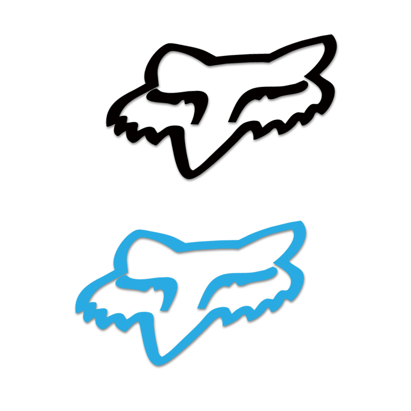 FOX logo贴纸公路车山地车贴单车贴车架头盔前叉环法狐狸