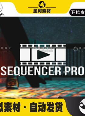 UE5虚幻5 Sequencer Pro+序列管理FBX导入导出相机时间线调整蓝图