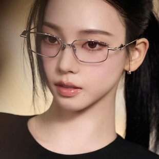 SAGA柳智敏同款 可配度数近视眼镜 BOLD系列纯钛方框眼镜架Vanta
