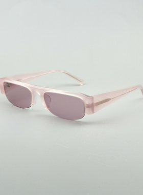 赵今麦同款半框墨镜女方圆脸素颜