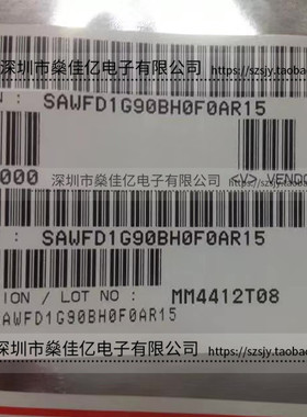 SAWFD1G96BH0F0A 滤波器 Band1/2 DRx /10Pin /1511 原装正品
