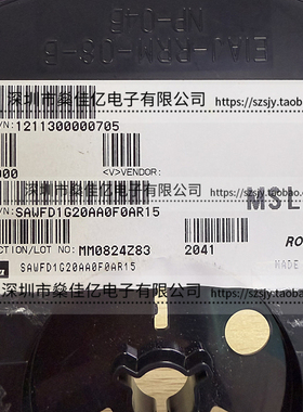 SAWFD1G20AA0F0A 双滤波器 GPS_GLONASS_GALILEO /10Pin /1511