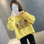 Mùa xuân và mùa thu áo len mỏng trùm đầu nữ 2019 mới của phụ nữ lỏng lẻo Phiên bản Hàn Quốc Waitmore áo khoác nữ - Áo len đồ nữ đẹp