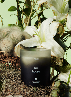 ASUCH 绿茶抹茶马黛茶 茶屋香薰蜡烛大豆蜡无烟礼物茶味香调卧室