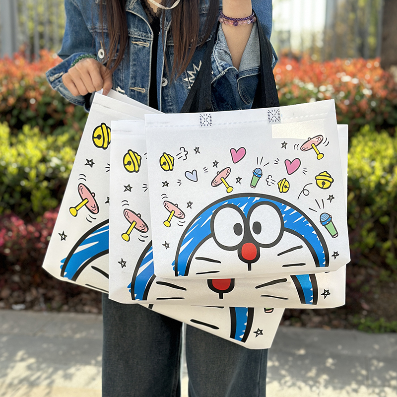 卡通网红童装服装店袋手提塑料袋