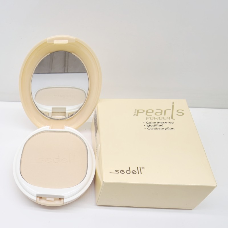 双层粉饼柔雾修容粉饼遮盖瑕疵干湿两用定妆补妆粉饼诗黛尔粉饼女