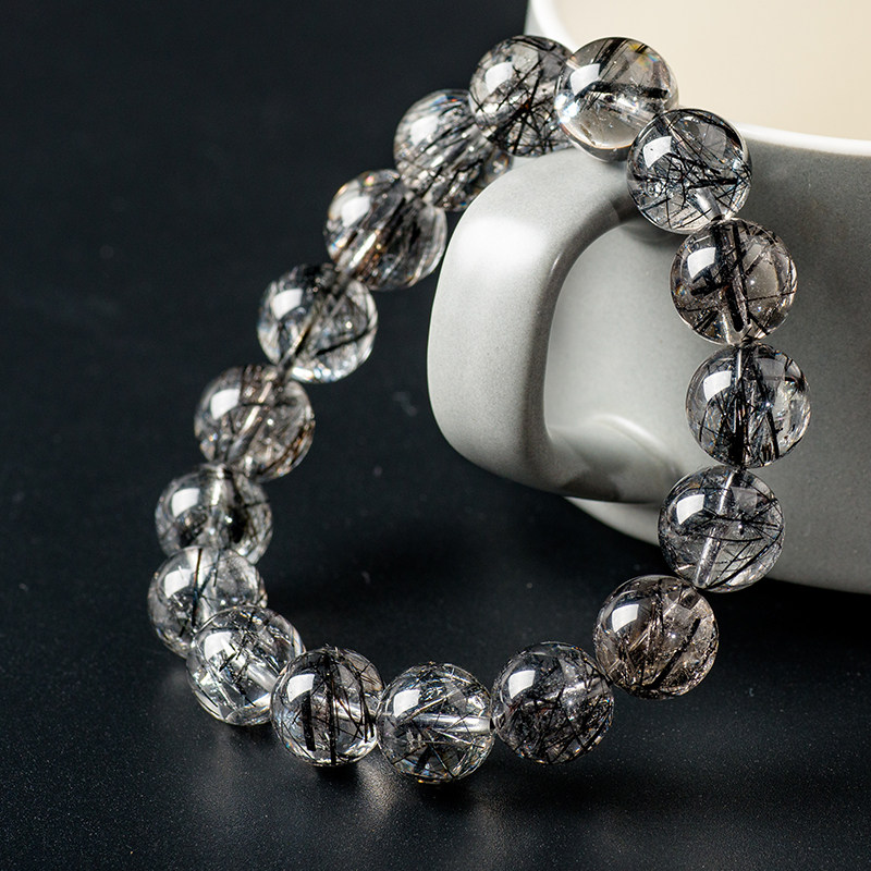 晶至尊珠宝 巴西天然黑发晶手链男手串男招财辟邪|ruв категории Украшения,ювелирные изделия, браслет - от Buy2taobao.com для оказания профессиональной услуги покупки агента Taobao