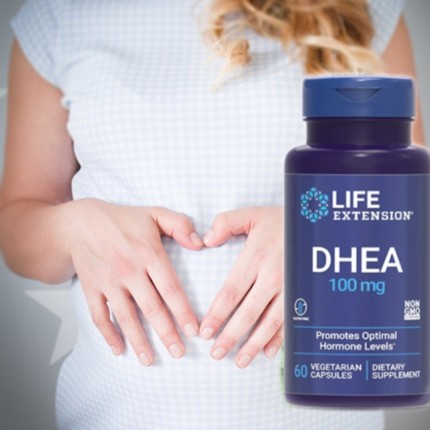 美国 life extension DHEA100MG备孕卵巢保养脱氢表雄酮