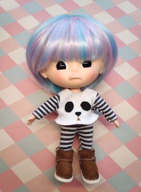 ixtee 妹头娃娃 holala可用 ixdoll 配件 手工制作雪地靴 鞋子