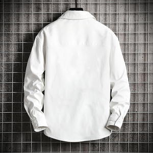 CS15018加绒款P55加厚加绒衬衫男保暖衬衣长袖寸衫上衣服外套图片