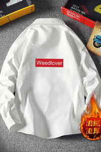 CS15046加绒款P55加厚加绒衬衫男保暖衬衣长袖寸衫上衣服外套图片